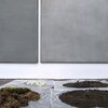 Divided Space | 2020 | soils from Bavaria, Germany with acrylic on linen | 190 x 165 cm Divided Space | 2020 | soils from Bavaria, Germany with acrylic on linen | 190 x 165 cm
