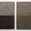 Another Day, Another Horizon no. 7 & 6 | 2020 | soil from Bavaria, Germany with acrylic on linen | ea. 90 x 75 cm Another Day, Another Horizon no. 7 & 6 | 2020 | soil from Bavaria, Germany with acrylic on linen | ea. 90 x 75 cm