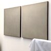 In the Mood 1 & 2 | 2022 | soils from Bavaria, Germany with acrylic on linen | ea. 100 x 100 x 4.5 cm In the Mood 1 & 2 | 2022 | soils from Bavaria, Germany with acrylic on linen | ea. 100 x 100 x 4.5 cm