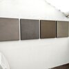 With the Ground We Stand On 1 - 4 | 2022 | soils from Bavaria, Germany with acrylic on linen | each 70 x 70 x 4.5 cm With the Ground We Stand On 1 - 4 | 2022 | soils from Bavaria, Germany with acrylic on linen | each 70 x 70 x 4.5 cm
