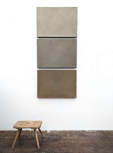 The Perfect Match | 2025 | soils from Bavaria, Germany with acrylic on linen | ca.160 x 70 cm The Perfect Match | 2025 | soils from Bavaria, Germany with acrylic on linen | ca.160 x 70 cm